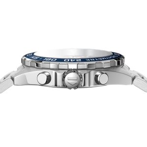 TAG Heuer Formula 1 43mm Steel Blue & Orange Quartz Bracelet Chronograph Watch