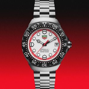 Preview image of TAG Heuer Formula 1 Solargraph Quartz 38mm White Bracelet Watch