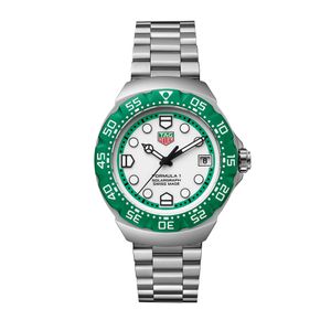 Preview image of TAG Heuer Formula 1 Solargraph Quartz 38mm Green Bracelet Watch