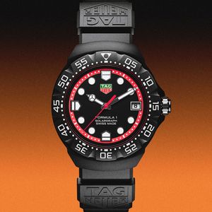 Preview image of TAG Heuer Formula 1 Solargraph Quartz 38mm Black Strap Watch