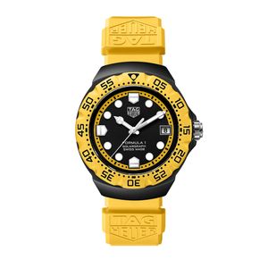 Preview image of TAG Heuer Formula 1 Solargraph Quartz 38mm Black & Yellow Strap Watch  - PRE ORDER