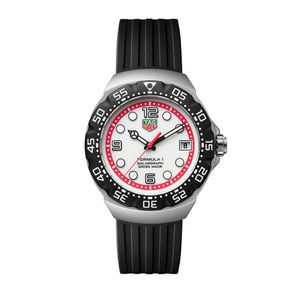 Preview image of TAG Heuer Formula 1 Solargraph Quartz 38mm White & Black Strap Watch 