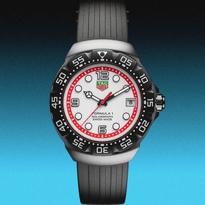 Preview image of TAG Heuer Formula 1 Solargraph Quartz 38mm White & Black Strap Watch 