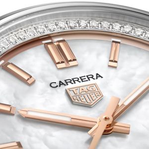 Preview image of TAG Heuer Carrera 36mm Steel Diamond Set Calibre 7 Bracelet Watch