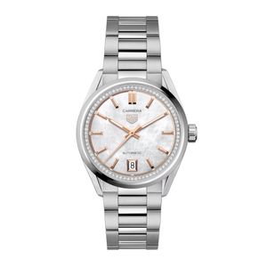 Preview image of TAG Heuer Carrera 36mm Steel Diamond Set Calibre 7 Bracelet Watch