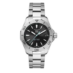 Preview image of TAG Heuer Aquaracer Professional 200 40mm Solargraph Black Steel Bracelet Watch 