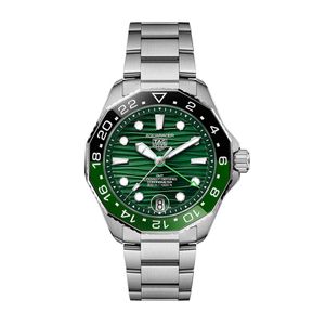 Preview image of TAG Heuer Aquaracer Professional 300 Green 42mm Automatic GMT Bracelet Watch 