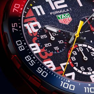 Preview image of TAG Heuer Formula 1 Chronograph X Oracle Red Bull Racing 43mm Blue Rubber Strap Quartz Limited Edition Watch