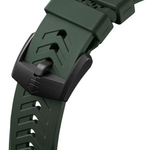 Preview image of TAG Heuer Connected Calibre E5 45mm Khaki Green Rubber Sport Strap 