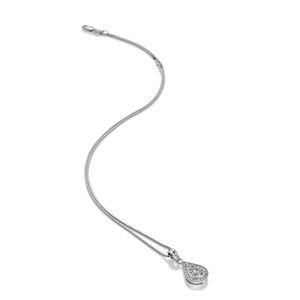 Hot Diamonds Teardrop White Topaz Necklace