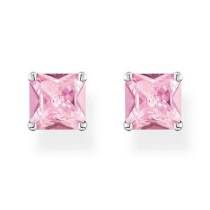 Preview image of Thomas Sabo Heritage Pink Stone Silver Ear Studs