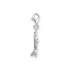 Thomas Sabo Multi Stone Set Aeroplane Silver Charm