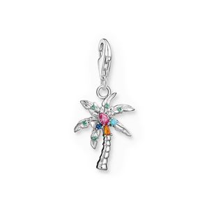 Preview image of Thomas Sabo Multi Stone Palm Tree Silver Charm