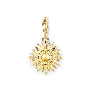 Thomas Sabo Multi Stone Set Sun Gold Plated Charm