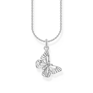 Preview image of Thomas Sabo Butterfly Silver Pendant Necklace