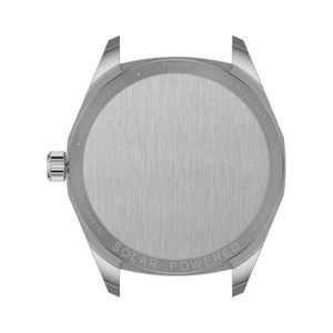Tissot PRC 100 39mm Silver Steel Solar Quartz Bracelet Watch 