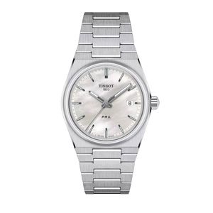 Preview image of Tissot PRX 35mm White Mother Of Pearl Steel Quartz Bracelet Watch 