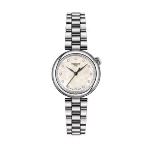Preview image of Tissot Desir 28mm Mother Of Pearl Steel Quartz Bracelet Watch 
