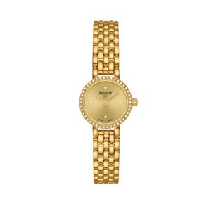Preview image of Tissot Lovely Round 19.5mm Gold PVD Diamond Set Quartz Bracelet Watch