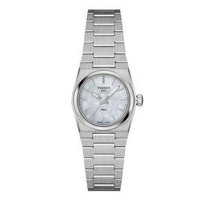 Preview image of Tissot PRX 25mm White Mother Of Pearl Steel Quartz Bracelet Watch 