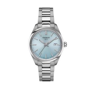Preview image of Tissot PR100 34mm Ice Blue Quartz Bracelet Watch 