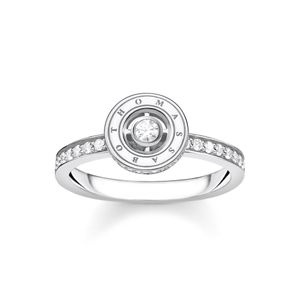 Preview image of Thomas Sabo Circle White Stone Silver Ring