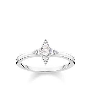 Preview image of Thomas Sabo Stone Set 4 Sided Star Ring