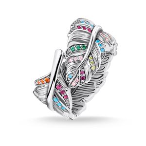 Thomas Sabo Sterling Silver Hummingbird Feather Ring