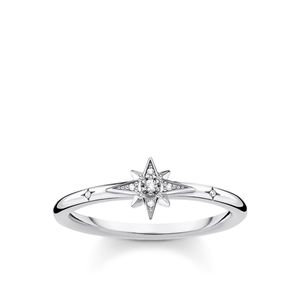Preview image of Thomas Sabo Silver Zirconia Pave Star Ring