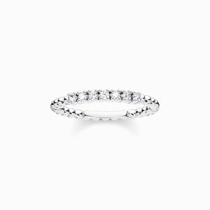 Preview image of Thomas Sabo Silver Zirconia Dots Ring 