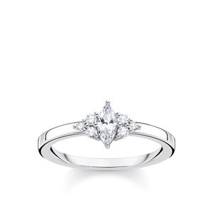 Preview image of Thomas Sabo Silver Zirconia Vintage Stacking Ring