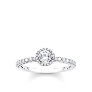 Thomas Sabo Silver Zirconia French Setting Stacking Ring