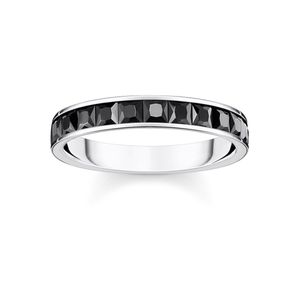 Preview image of Thomas Sabo Black Stones Silver Pave Ring