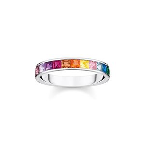Preview image of Thomas Sabo Rainbow Stones Silver Ring