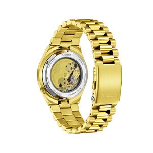Citizen Tsuyosa 40mm Green Gold Plated Automatic Bracelet Watch