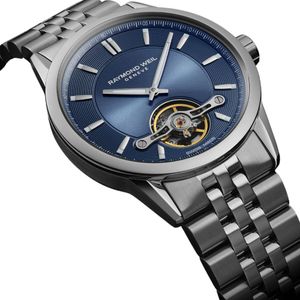 Preview image of Raymond Weil Freelancer R1212 42mm Blue Steel Automatic Bracelet Watch