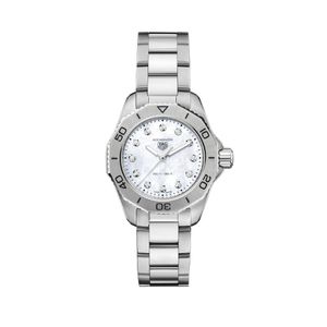 Preview image of TAG Heuer Aquaracer Professional 200 30mm Steel Diamond Dot Mother of Pearl Quartz Bracelet Watch