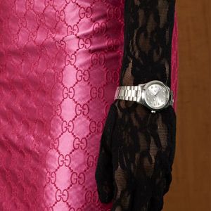 Preview image of Gucci G-Timeless 32mm Steel Bee Quartz Bracelet Watch 