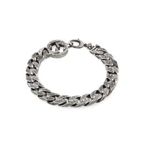 Preview image of Gucci Interlocking Paisley Sterling Silver Bracelet 19cm-20cm