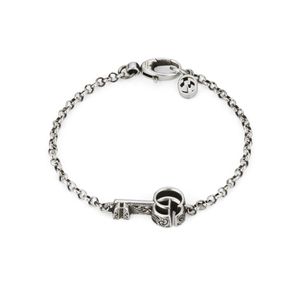 Preview image of Gucci GG Marmont Sterling Silver Key Bracelet