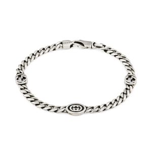 Preview image of Gucci Interlocking Enamelled Curb Bracelet 