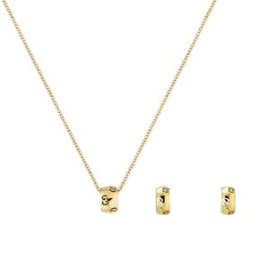 Preview image of GUCCI Icon GG 18ct Gold Necklace & Earrings Gift Set