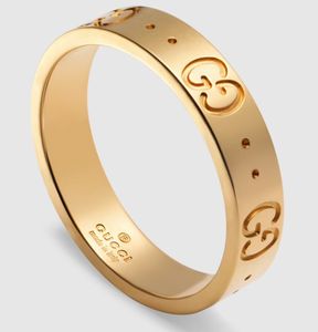 Gucci Icon Thin 18ct Gold Ring