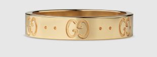 Gucci Icon Thin 18ct Gold Ring