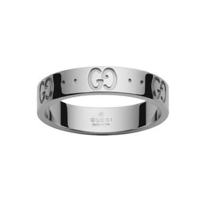Preview image of Gucci Icon Thin 18ct White Gold Ring