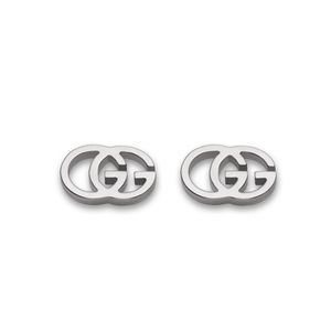 Preview image of Gucci GG Running Tissue 18ct White Gold Stud Earrings