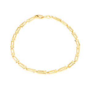 Preview image of 9ct Gold Mini Industrial Link Bracelet 