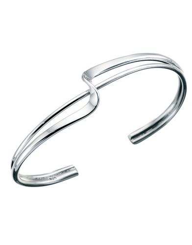Silver best sale torc bangle