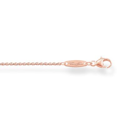 Thomas Sabo Twisted Rose Gold Plated Rope Chain Peter Jackson