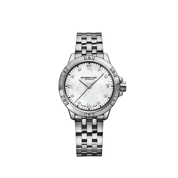Raymond Weil Tango 30mm Steel Mother of Pearl Quartz Bracelet Watch
